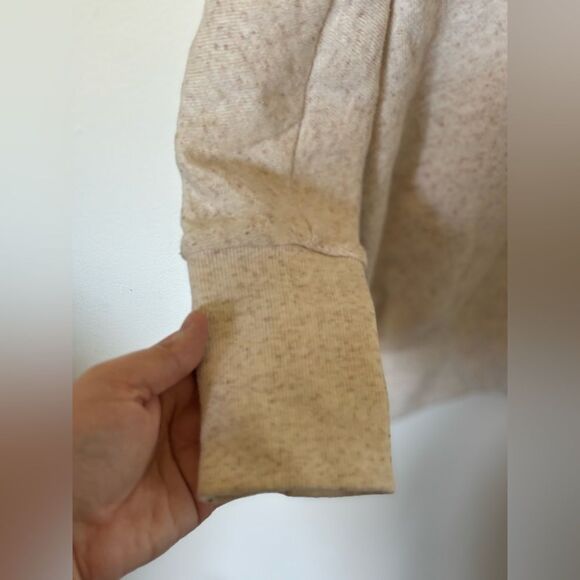 Lou & Grey long sleeve oversized deep v neck sweatshirt size XS/S - Picture 5 of 8